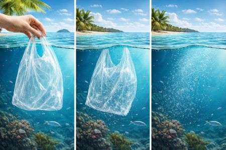 Plant Based Plastic Dissolves In Seawater