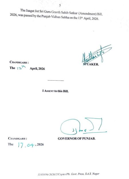 Punjab Sacrilege Act