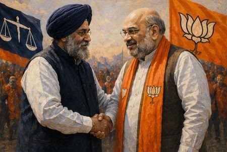 Amit Shah Sukhbir Painting
