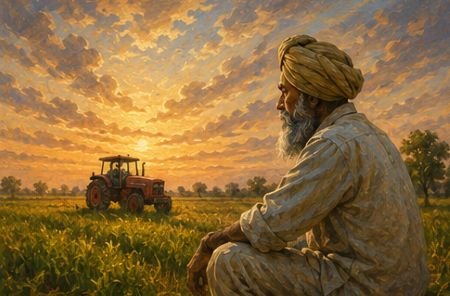 Punjab Farm Painting
