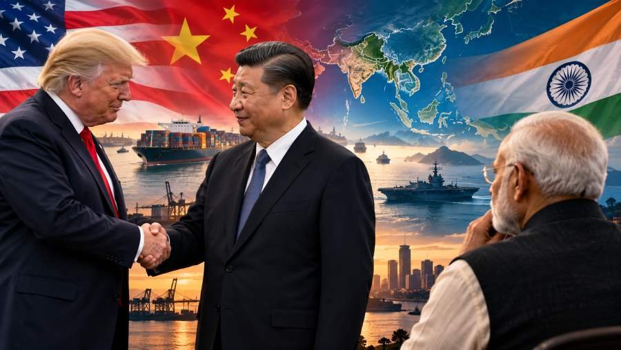 Trump Xi Thaw India